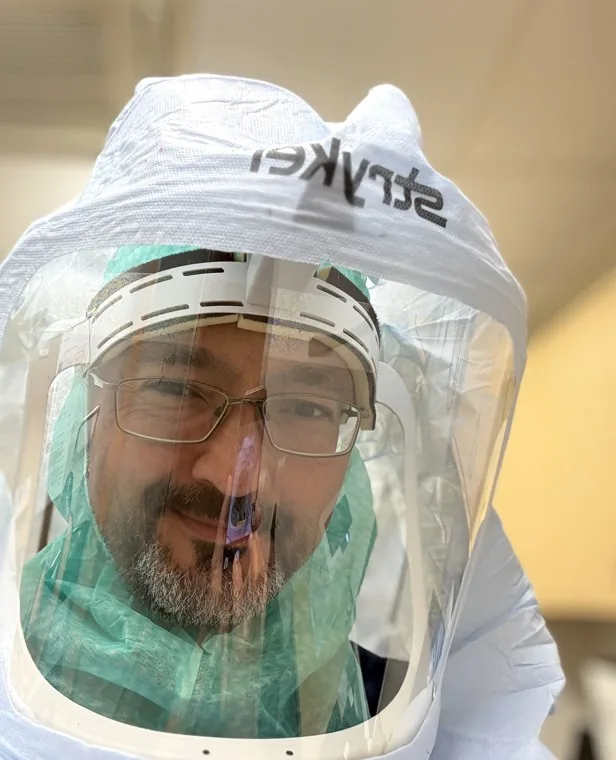 Rami Madanat in the operating room